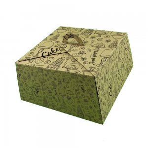 Cutii Tort Generic Natur CT2, 25 Buc/Set, 270x270x145 mm