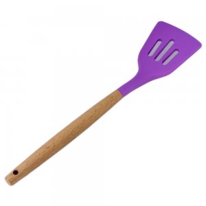 Paleta Perforata din Silicon pentru Gatit, Culoare Mov