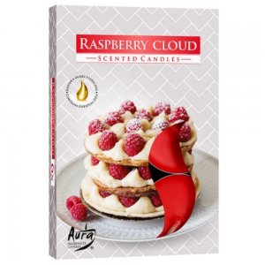Set 6 Lumanari Parfumate Tip Pastila, Raspberry Cloud Set 6 Lumanari Parfumate Tip Pastila, Raspberry Cloud