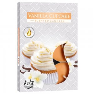 Set 6 Lumanari Parfumate Tip Pastila, Vanilla Cupcake Set 6 Lumanari Parfumate Tip Pastila, Vanilla Cupcake