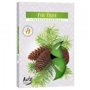 Set 6 Lumanari Parfumate Tip Pastila, Fir Tree Set 6 Lumanari Parfumate Tip Pastila, Fir Tree