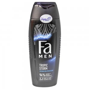 Gel de Dus Fa Tropic Storm pentru Barbati, 2 in 1, Cantitate 400 ml