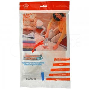 Sac Vidat pentru Haine, 70x100 cm Sac Vidat pentru Haine, 70x100 cm