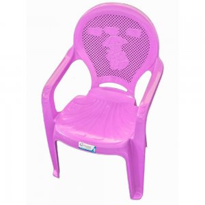 Scaun pentru Copii KM din Plastic, Culoare Roz Scaun pentru Copii KM din Plastic, Culoare Roz