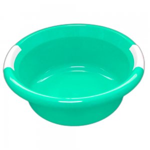 Lighean Rotund cu Manere din Plastic, Capacitate 8,5 L, Culoare Verde Lighean Rotund cu Manere din Plastic, Capacitate 8,5 L, Culoare Verde