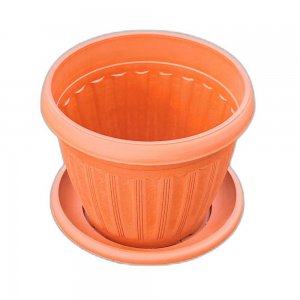 Ghiveci Infinity D200 cu Farfurie, Dimensiune 20x15 cm, Culoare Maro Ghiveci Infinity D200 cu Farfurie, Dimensiune 20x15 cm, Culoare Maro