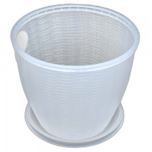 Ghiveci Transparent pentru Orhidee, Include Tavita, 2,75 L