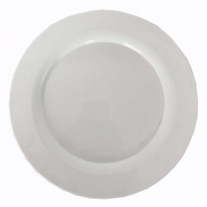 Farfurie din Plastic, Alb, 25 cm Farfurie din Plastic, Alb, 25 cm