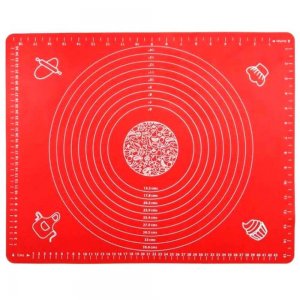 Blat Antiderapant din Silicon, Culoarea Rosu, Dimensiune 50x40 cm