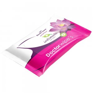 Servetele Umede DOCTOR WIPE'S Intimate, 20 Buc/Set, Parfum Floral, Servetele Umede Intime, Servetele Igiena Intima, Servetele Umede pentru Igiena Intima, Servetele Igiena Intima DOCTOR WIPE'S