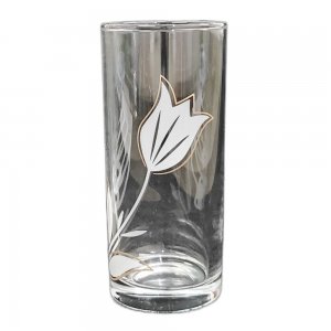 Set 6 Pahare din Sticla cu Model Lalea, Cantitate 270 ml Set 6 Pahare din Sticla cu Model Lalea, Cantitate 270 ml