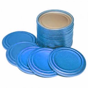 Capace cu Filet pentru Borcane de 720 ml, 700 Buc/Bax, Culoare Albastru