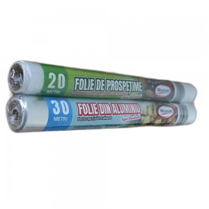 Folie Aluminiu 30 m Rola + Folie Stretch 20 m Rola Folie Aluminiu 30 m Rola + Folie Stretch 20 m Rola