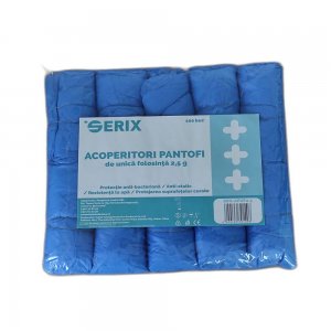 Acoperitori de Pantofi Misavan de Unica Folosinta 2,5 g,  100 Buc/Set, Culoare Albastra