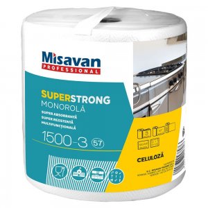 Prosop Hartie Monorola Misavan, Professional Super Strong, 3 Straturi, 527 Foi, 19 g/m², Dimensiune Foaie 200x241 mm Prosop Hartie Monorola Misavan, Professional Super Strong, 3 Straturi, 527 Foi, 19 g/m², Dimensiune Foaie 200x241 mm