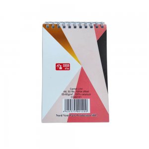 CASA OFFICE Bloc Notes Dublu Spiralat A6, Foi Dictando, 50 File,55-60 g/m² , Coperta Multicolor CASA OFFICE Bloc Notes Dublu Spiralat A6, Foi Dictando, 50 File,55-60 g/m² , Coperta Multicolor