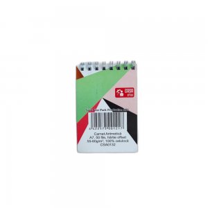 CASA OFFICE Bloc Notes Dublu Spiralat A7, Foi Aritmetica, 50 File,55-60 g/m² , Coperta Multicolor CASA OFFICE Bloc Notes Dublu Spiralat A7, Foi Aritmetica, 50 File,55-60 g/m² , Coperta Multicolor