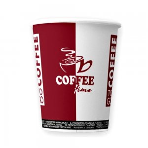 Bax 2000 Pahare din Carton 8 OZ Coffee Time, Carton Alb Printat Bordeaux Bax 2000 Pahare din Carton 8 OZ Coffee Time, Carton Alb Printat Bordeaux