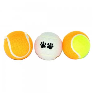 Jucarie pentru Caini 4 Dog, Mingi de Tenis, 3 Buc/Pachet Jucarie pentru Caini 4 Dog, Mingi de Tenis, 3 Buc/Pachet