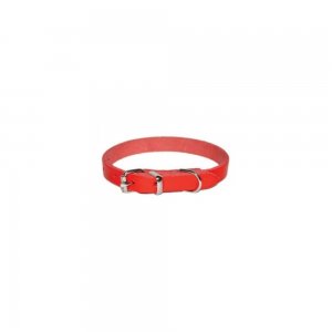 Zgarda pentru Caini Simpla Rosie, 20x450 mm