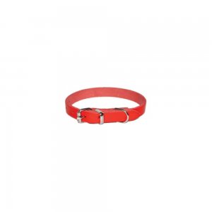 Zgarda pentru Caini Simpla Rosie, 25x530 mm