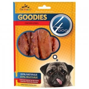 Recompense pentru Caini 4 Dog Goodies Chicken Strips, 100 g Recompense pentru Caini 4 Dog Goodies Chicken Strips, 100 g