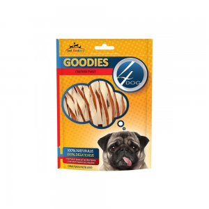 Recompense pentru Caini 4 Dog Goodies Chicken Sandwich Twists, 100 g Recompense pentru Caini 4 Dog Goodies Chicken Sandwich Twists, 100 g