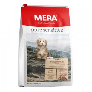 Hrana Uscata pentru Caini Mera Dog Pure Adult Mini Curcan & Orez, 4 kg Hrana Uscata pentru Caini Mera Dog Pure Adult Mini Curcan & Orez, 4 kg
