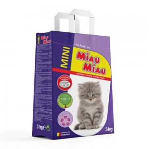 Asternut Igienic Miau Miau Mini cu Lavanda, 3 kg Asternut Igienic Miau Miau Mini cu Lavanda, 3 kg