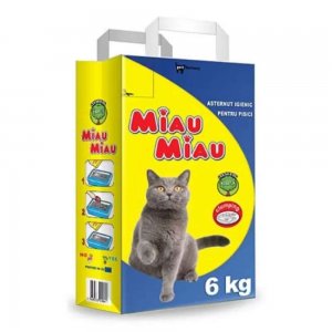 Asternut Igienic Miau Miau Clasic, 6 kg Asternut Igienic Miau Miau Clasic, 6 kg