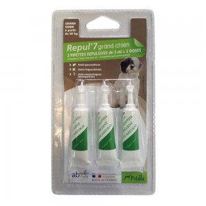 Pipeta Antiparazitara Pilou pentru Caini Talie Mare, 3x5 ml Pipeta Antiparazitara Pilou pentru Caini Talie Mare, 3x5 ml