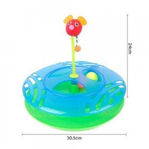 Jucarie Interactiva Miau Miau pentru Pisici, Soricel si Minge 2 Jucarie Interactiva Miau Miau pentru Pisici, Soricel si Minge 2