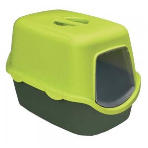 Litiera Acoperita Stefanplast pentru Pisici Cathy Verde/Kaki, Dimensiune 56x40x40 cm Litiera Acoperita Stefanplast pentru Pisici Cathy Verde/Kaki, Dimensiune 56x40x40 cm