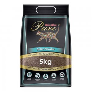 Asternut Miau Miau Pure Baby Powder, 5 kg Asternut Miau Miau Pure Baby Powder, 5 kg