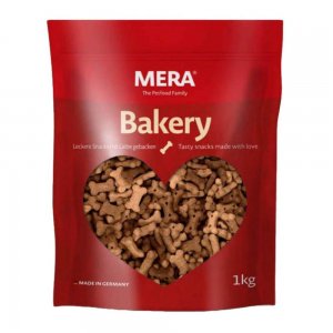 Recompense pentru Caini Mera Biscuiti Oase cu Miel si Orez, 1 kg