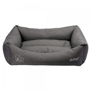 Culcus pentru Caini si Pisici 4 Dog Deluxe Oxford M, Gri, 62x44x22 cm Culcus pentru Caini si Pisici 4 Dog Deluxe Oxford M, Gri, 62x44x22 cm