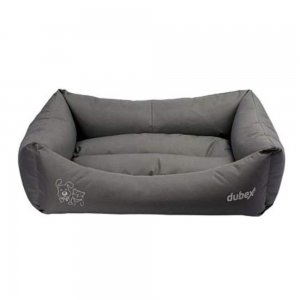 Culcus pentru Caini si Pisici 4 Dog Deluxe Oxford L, Gri, 78x60x22 cm Culcus pentru Caini si Pisici 4 Dog Deluxe Oxford L, Gri, 78x60x22 cm