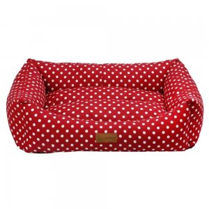 Culcus pentru Caini si Pisici 4 Dog Deluxe Makaron S, Rosu, 50x38x19 cm Culcus pentru Caini si Pisici 4 Dog Deluxe Makaron S, Rosu, 50x38x19 cm