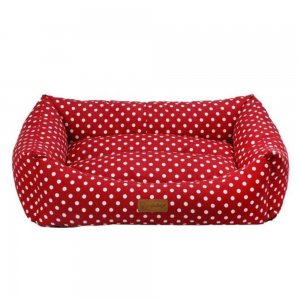 Culcus pentru Caini si Pisici 4 Dog Deluxe Makaron M, Rosu, 62x44x22 cm Culcus pentru Caini si Pisici 4 Dog Deluxe Makaron M, Rosu, 62x44x22 cm