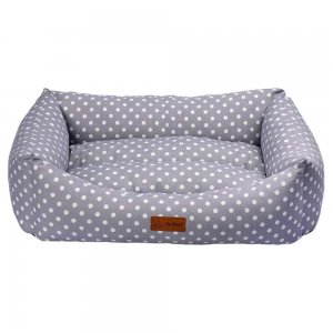 Culcus pentru Caini si Pisici 4 Dog Deluxe Makaron M, Gri, 62x44x22 cm Culcus pentru Caini si Pisici 4 Dog Deluxe Makaron M, Gri, 62x44x22 cm