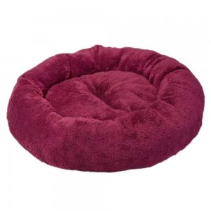 Culcus pentru Caini si Pisici 4Dog Deluxe Rotund Plush S, Visiniu, 52x9 cm Culcus pentru Caini si Pisici 4Dog Deluxe Rotund Plush S, Visiniu, 52x9 cm