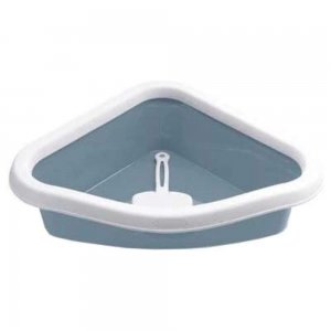 Litiera Fara Acoperis Stefanplast Sprint Corner, Blue, 40x56x14 cm Litiera Fara Acoperis Stefanplast Sprint Corner, Blue, 40x56x14 cm