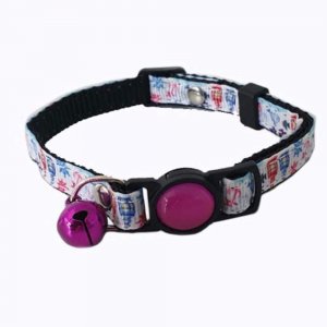 Zgarda pentru Pisici Miau Miau Fancy Roz, 32 cm Zgarda pentru Pisici Miau Miau Fancy Roz, 32 cm