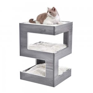 Ansamblu pentru Pisici Miau Miau Cube, 40x40x70 cm Ansamblu pentru Pisici Miau Miau Cube, 40x40x70 cm