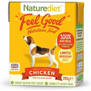 Pate Naturediet Feel Good cu Pui, 390 g Pate Naturediet Feel Good cu Pui, 390 g
