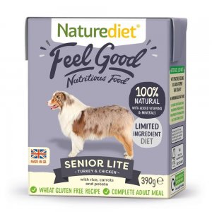 Pate Naturediet Feel Good Senior Lite, 390 g Pate Naturediet Feel Good Senior Lite, 390 g