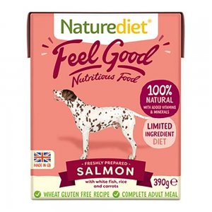 Pate Naturediet Feel Good cu Somon, 390 g Pate Naturediet Feel Good cu Somon, 390 g