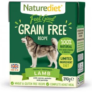 Pate Naturediet Grain Free Feel Good Miel, 390 g Pate Naturediet Grain Free Feel Good Miel, 390 g