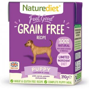 Pate Naturediet Grain Free Feel Good Puppy, 390 g Pate Naturediet Grain Free Feel Good Puppy, 390 g