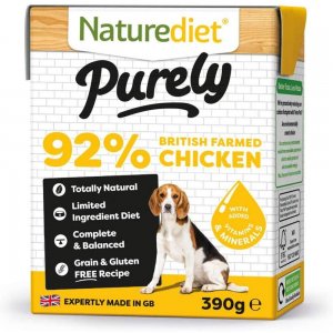 Pate Naturediet Hipoalergenic Purely Chicken, 390 g Pate Naturediet Hipoalergenic Purely Chicken, 390 g